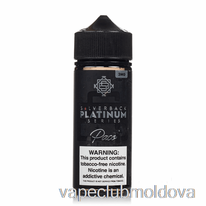 Vape Mod Paco - Silverback Platinum Series - 120ml 0mg